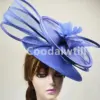 Formal Dress Feather Fascinator Hats Headpiece Women Wedding Cocktail Headpiece Church Derby Millinery Cap With Hair Clip Bride