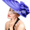 Women Church Wedding Big Fascinator Hat Fashion Large Flower Headpiece Fascinator Ladies Elegant Party Royal Ascot Millinery Cap