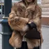 2024 Winter Warm Fluffy Faux Fur Short Coats Women Elegant Lapel Full Sleeves Loose Overcoats New Casual Female Street Outwear