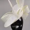 New Pillbox Fascinator Hat Women Wedding Headpiece For Derby Kentucky Chapeau Cap Bride Wedding Church Millinery Cap Headband
