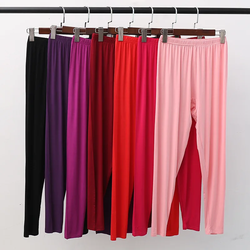 Autumn Winter Modal Sleep Pants Women Pajamas Bottoms Home Pants Night Lounge Wear Female Soft Sleepwear Trousers XL-5XL
