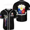 Personalized Philippine Flag Baseball Jersey 3D Print Mesh Fiber Top T-shirt Men's Women's Street Apparel Short Sleeve Sports