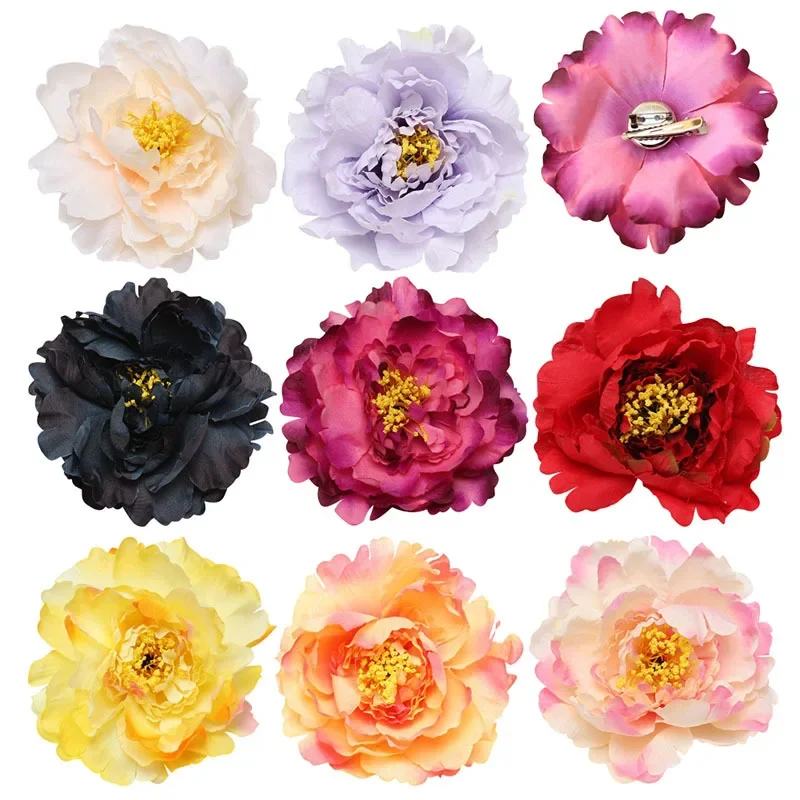 New Fashion Cloth Art Flower Brooches for Women Fabric Corsage Shirt Collar Pins Vintage Jewelry Hat Shoe Clothing Accessories