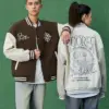 RIGORER Jacket Coat Baseball Suit Men 2024 Autumn New Trend Embroidered American Jacket Sports Casual Cardigan