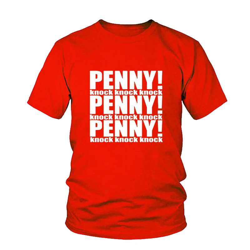Women Short Sleeve T-shirts TV Play The BIG BANG Theory Cooper Bazinga Tshirt Female Custom Tees Sheldon Penny T Shirt Cute