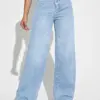 2025 new mid-waist straight jeans women's loose slimming all-match