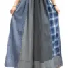 Max LuLu 2024 Spring Fashion Denim Wide Pants Womens Loose Classic Plaid Vintage Jeans Ladies Striped Leisure Oversized Trousers