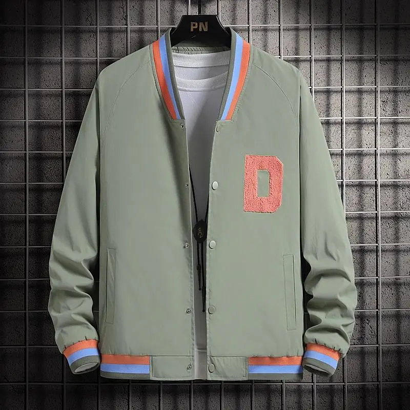 50-150KG Large Size Men's Baseball Jacket Autumn Winter Casual Coat L-9XL Jaquetas