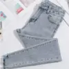 Light Color 83-90cm Pencil Jeans Women Casual High Waist Skinny Ankle-length Denim Pants New Vinatge Stretch Kot Pantolones