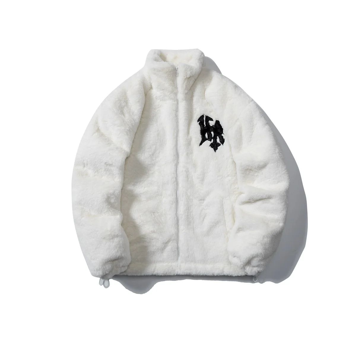 Men's New Street Hip-hop Wool Letter Embroidered Top Men's Warm and Cold Resistant Jacket Men's Casual Jacket Jacket