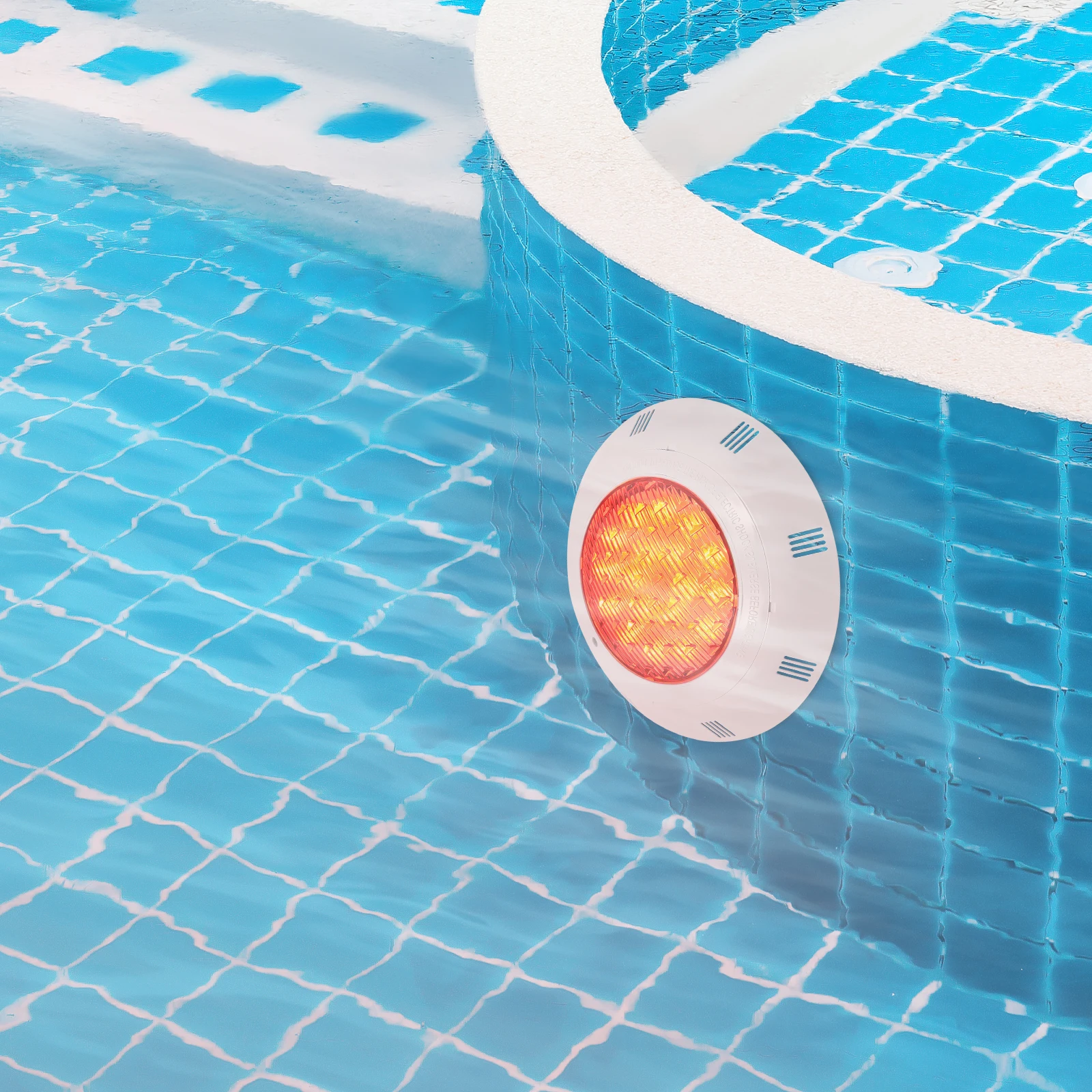 54W RGB LED Swimming Pool Light Waterproof Underwater Spotlight with RF Remote Controller Multiple Light Colors AC12V