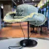 Letter Frayed Washed Jean Fisherman Hat Women's Spring Summer Outing Sun Hat Outdoor Alpine Cap Men