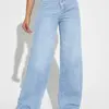 2024 new women's wear European and American loose Denim wide leg pants slimming high waist all-match jeans for women