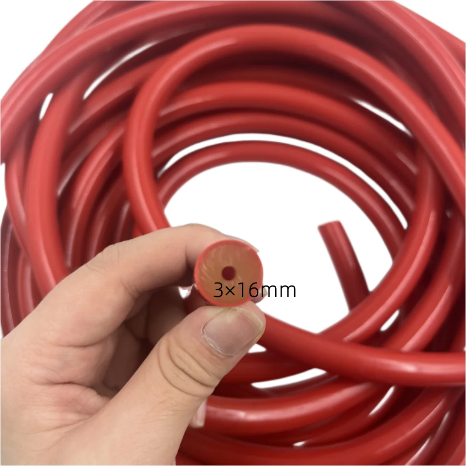 3 Meters Harpoon Fishing Rubber Tube Spear Gun With Elastic Latex Tube 3*16mm Hunting Spear Gun Natural Rubber Tube Latex