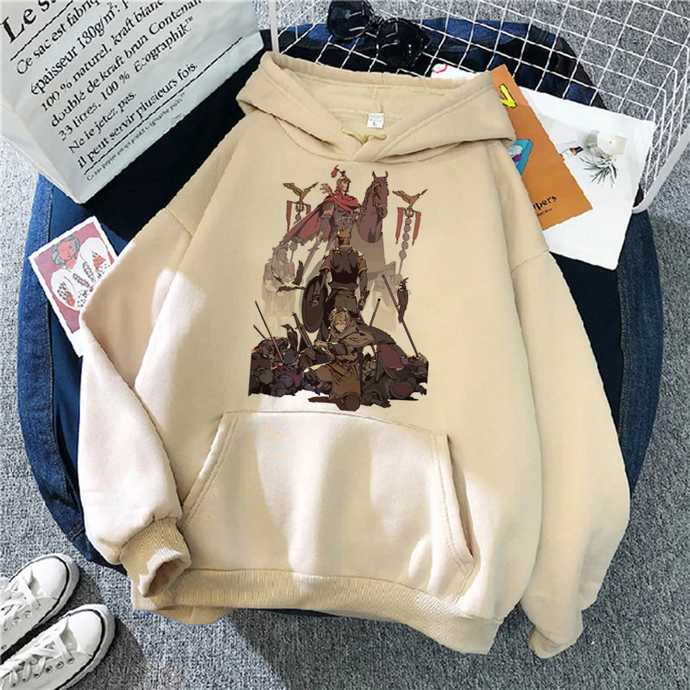 Vinland Saga hoodies women Kawaii 2023 vintage clothing female Winter clothes
