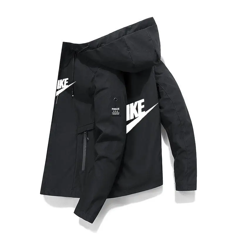 Men's Outdoor Windproof Jacket,Casual Hooded Mountaineering Sport Style,New Brand Products Spring Autumn 2024 roupas masculinas