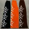 American Street Trend Personalized Printed Punk Casual Straight Wideleg Pants Men Retro Harajuku Casual Versatile Trousers Women