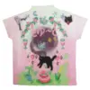 Summer Japanese Y2k Gyaru Print Graphic T-Shirts Korean Fashion Kawaii Tees Short Sleeve Crop Tops 2000s Cute Core Kawaii Trend