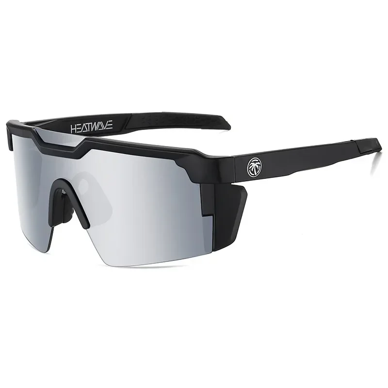 Heat Wave Oversized Gentleman Sunglasses Outdoor Sports Glasses In Trend Hw05 Anti-Ultraviolet 2024 New Cycling Goggles