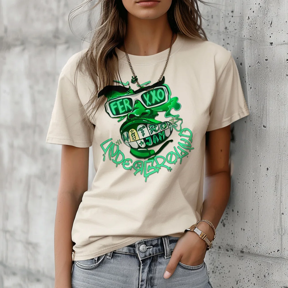Feid t-shirts women Y2K t shirt female designer comic y2k clothing