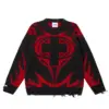 Men's Sweater Y2k Gothic Long Sleeve Tops Winter Pullover Knitwear Oversized Korean Graphic StreetwearJumper Vintage Clothing
