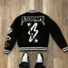 Storm Gothic Embroidery Oversized Motorcycle Baseball Uniform Men's Y2K American New Trend Harajuku Hip-Hop Joker Jacket Coat