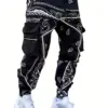 European and American plus-size handsome high street loose pants ins trendy brand men's casual legs long hip hop