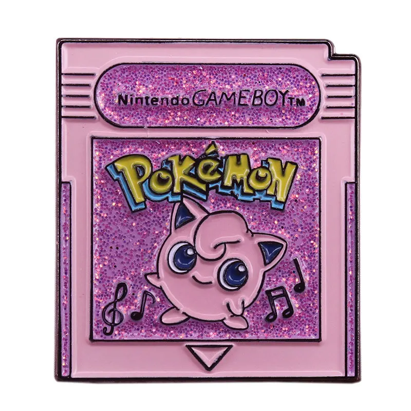 Pokemon Jigglypuff Anime Brooch For Backpacks Enamel Pin Metal Brooch Pin For Women Badges Pin Brooches Jewelry Accessories