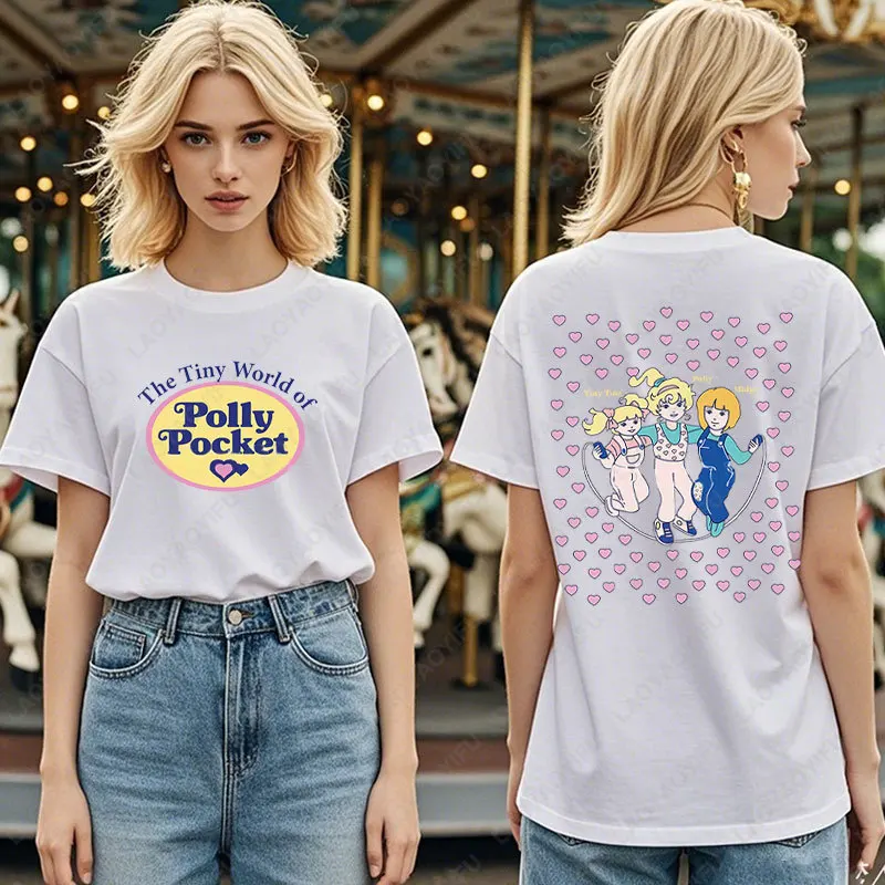 Vintage Retro Pound Puppy Bus Playset Polly Pocket Miniature Compact 90s Graphic T-shirt Vintage Unisex Tee 80s Nostalgia Shirt