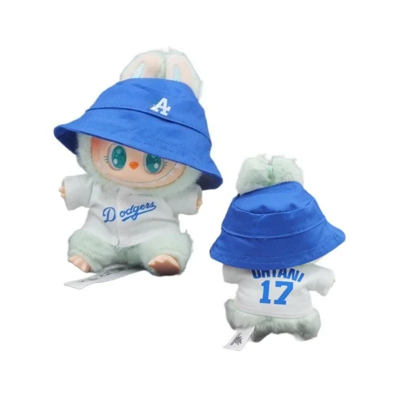 Labubu Doll Clothes 15/17cm Labubu Clothes Sitting Party Number 17 Baseball Clothes Children'S Diy Doll Accessories Gift - Image 6