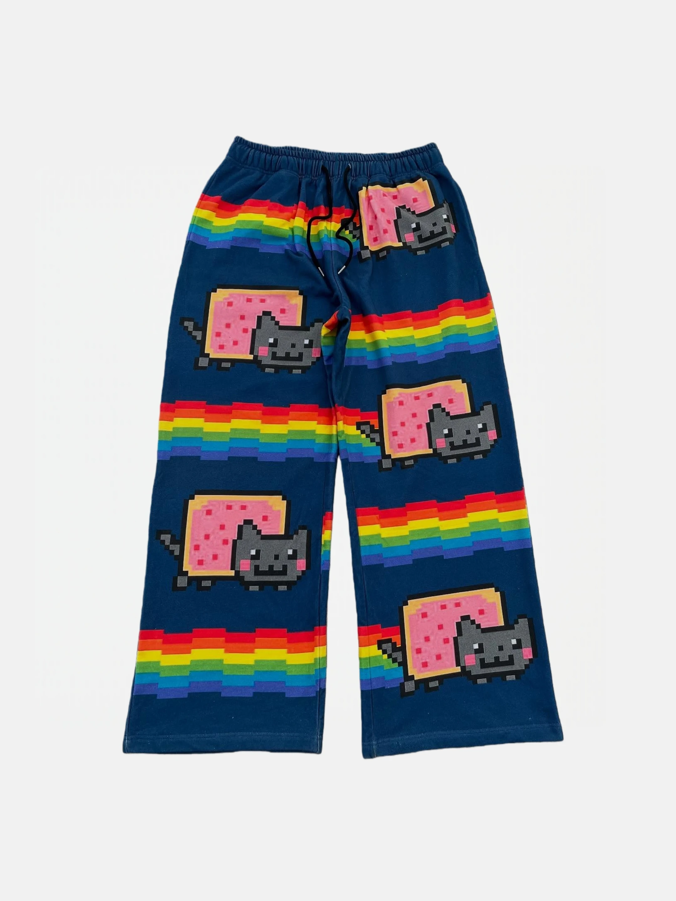 Nyan Cat Sweatpants Y2k Pants Baggy Men Elastic Waist American Streetwear Hip Hop Vintage Joggings Casual Pants Men Clothing - Image 6