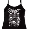 2026 summer gothic style skull print tank top, spicy girl slim fit and slimming subculture street style top fashion trend Y2K
