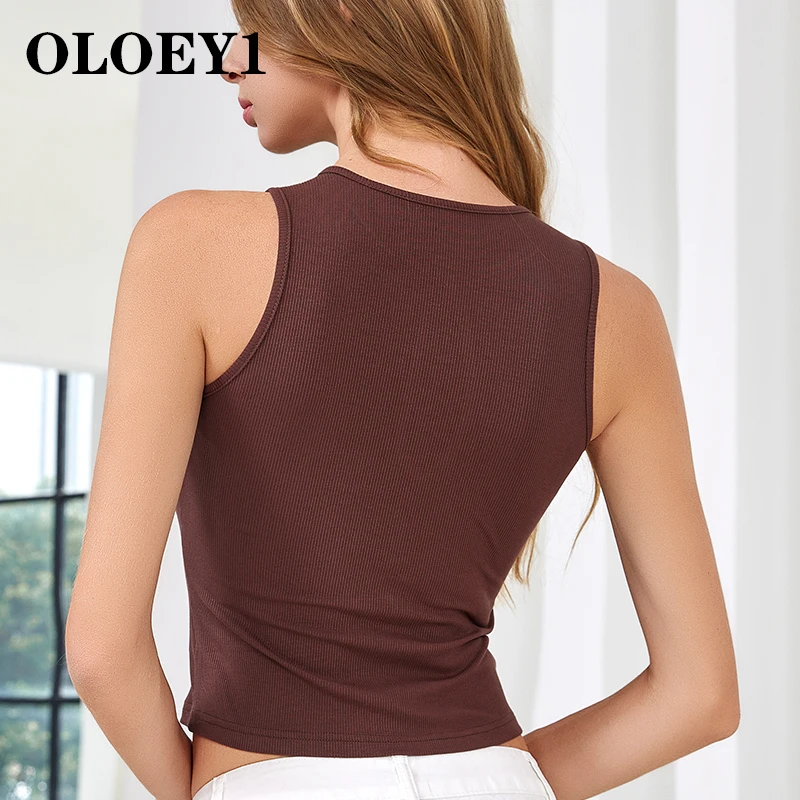 Women’s Y2K Sleeveless Clothes Female Camisole Tops for Women Tank Hottie Ultra Short T-shirt White 2026 New Metal Clothing - Image 3