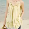 MISHOW French Summer Camisole for Women 2025 Sweet Lace Hollow Flower Sleeveless Tops Female New Fashion Holiday Top MXE33X1758