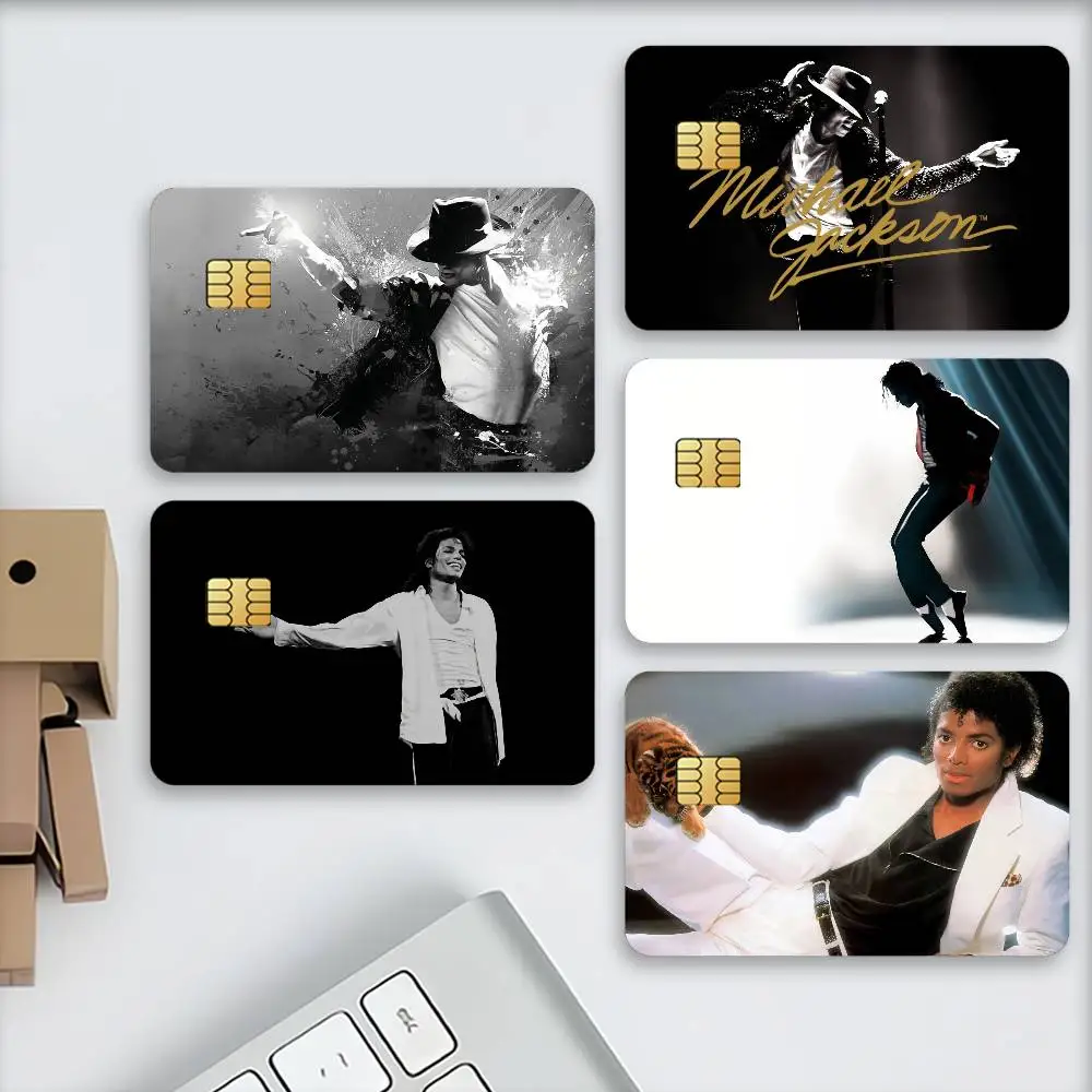 Singer Michael Jackson Credit Card Stickers Skin For Bank Debit Decorative Protection Scratch-resistant Gift 4PCS