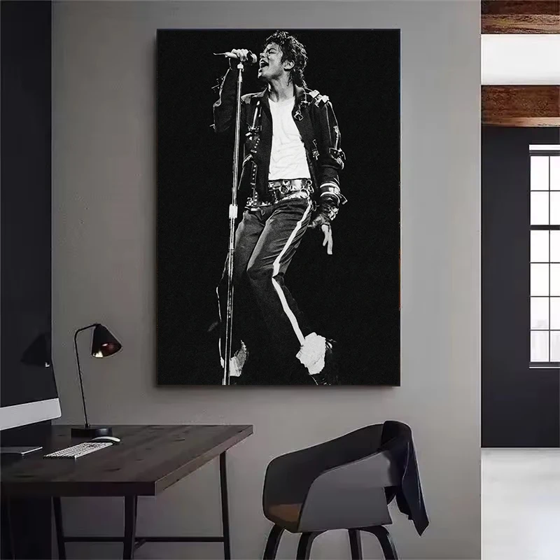 Michael 2026 Movie Biopic Michael-Jackson Style Dance Photography Poster Canvas Painting Wall Art Pictures Home Decor Gift - Image 4