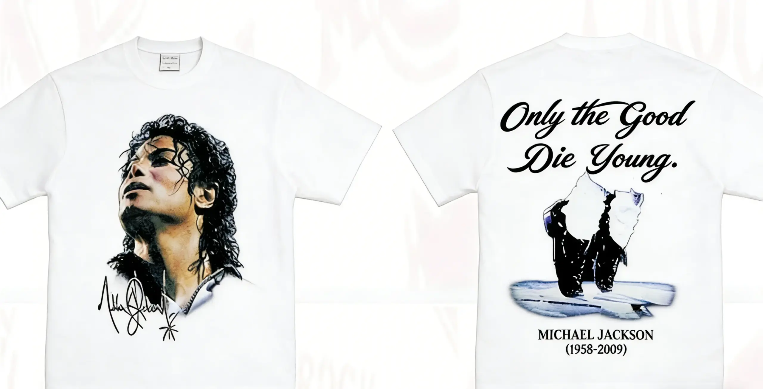 Michael Jackson MJ the King of Rock Retro Short Sleeve Men Women Summer Tshirt Kid Adults Children Parent Child Cotton T Shirt - Image 6
