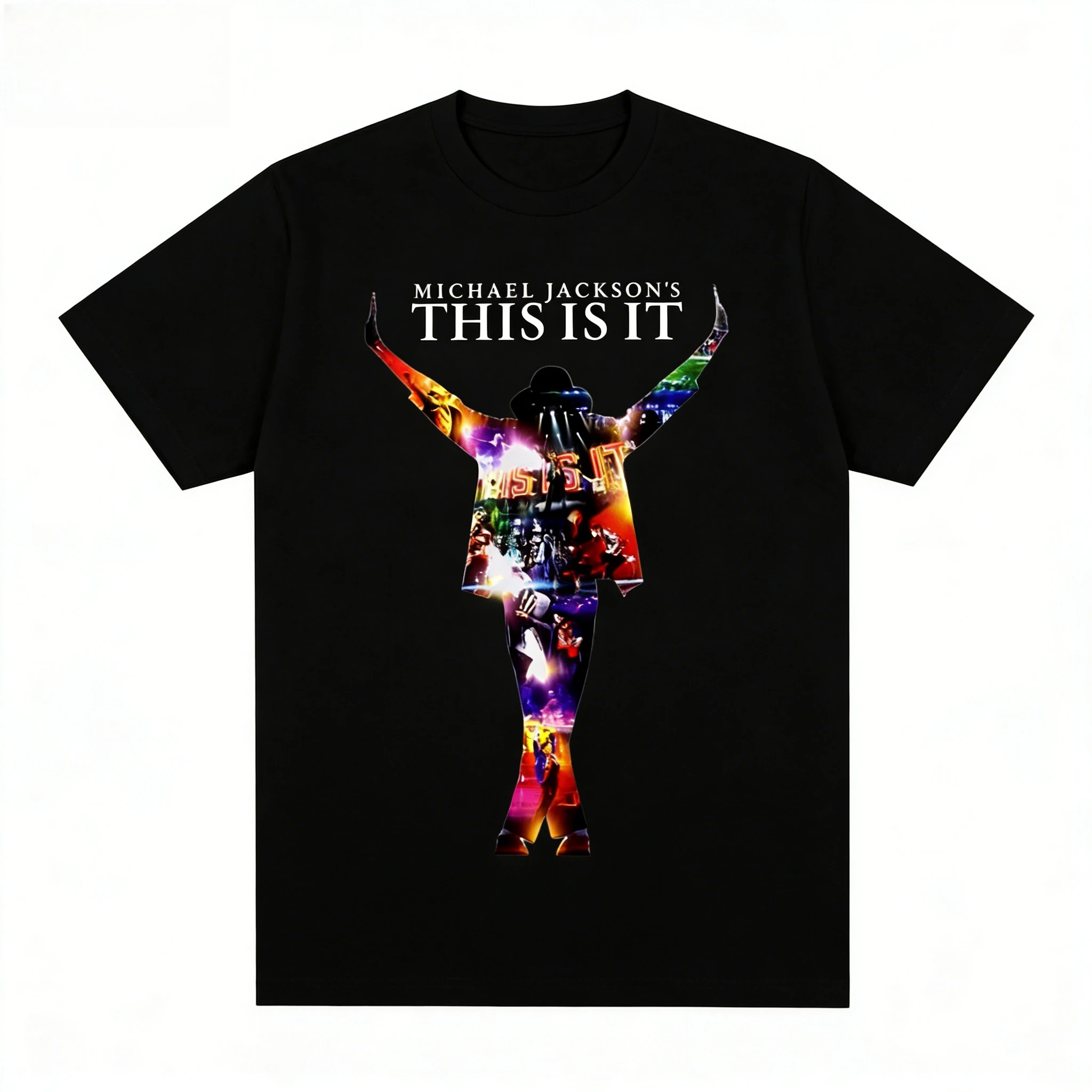 Michael Jackson This Is It Vintage T-shirt Unisex Singer Cotton Men T Shirt New Tee Tshirt Womens Tops 2026 Summer New Fashion