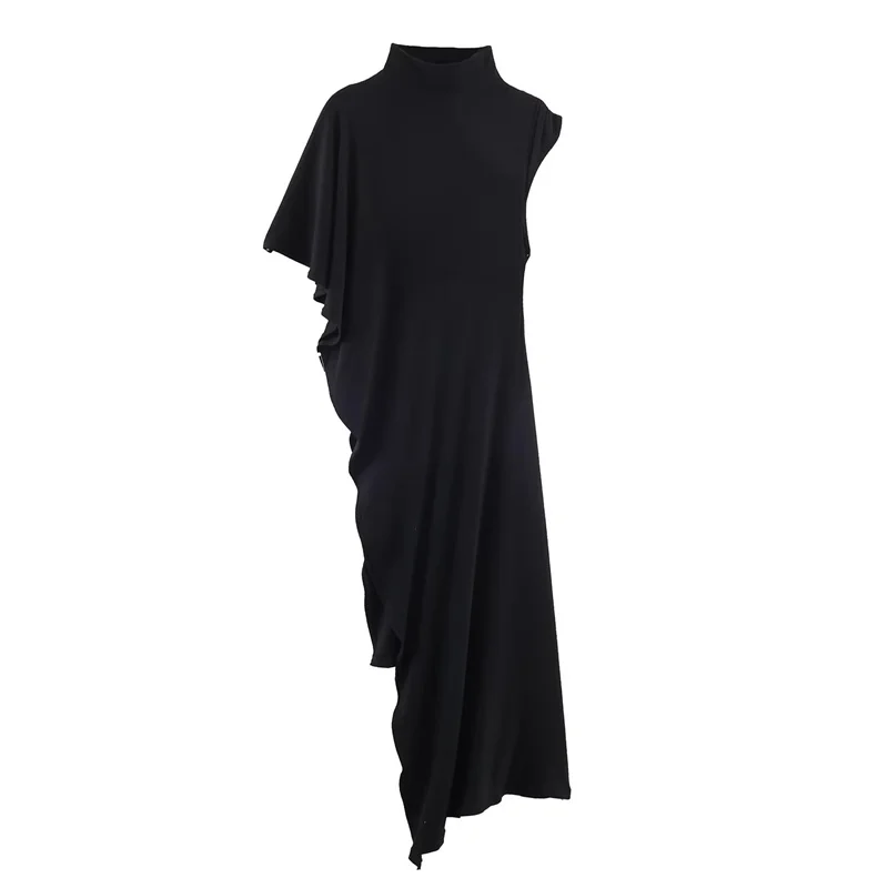 2026 Summer New Asymmetrical Ruched Top, Fashionable and Unique Style