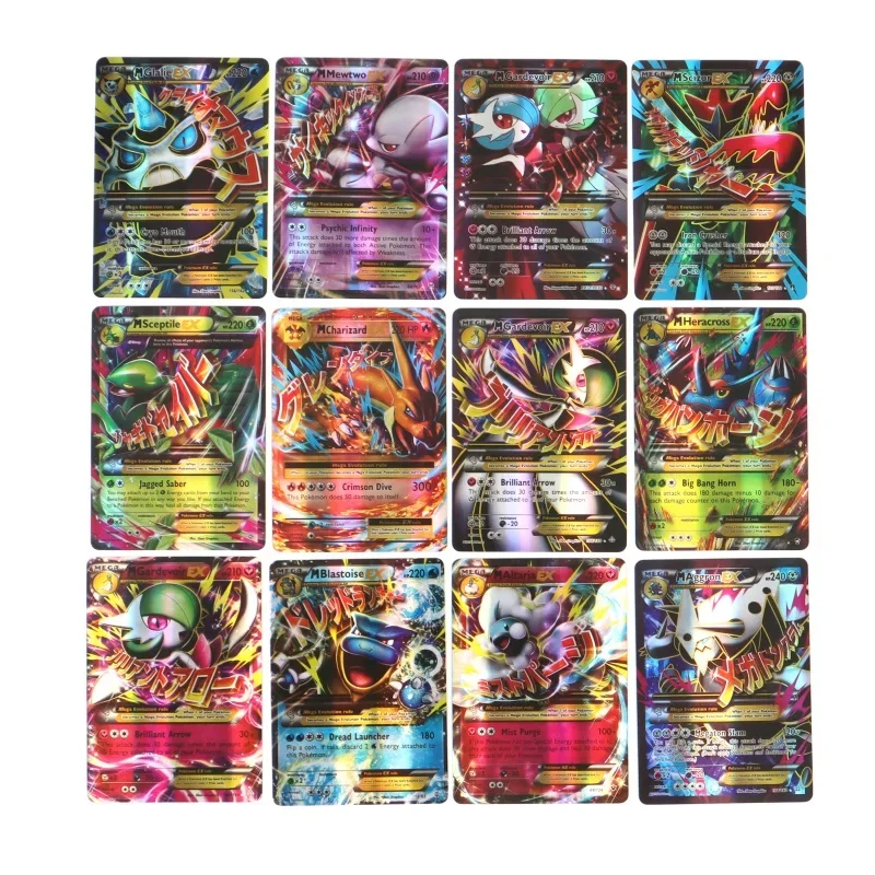 60/100Pcs English Pokemon Cards Shining MEGA GX Vmax TAG EX Vstar V Collection Cards Toys Children Gift - Image 4