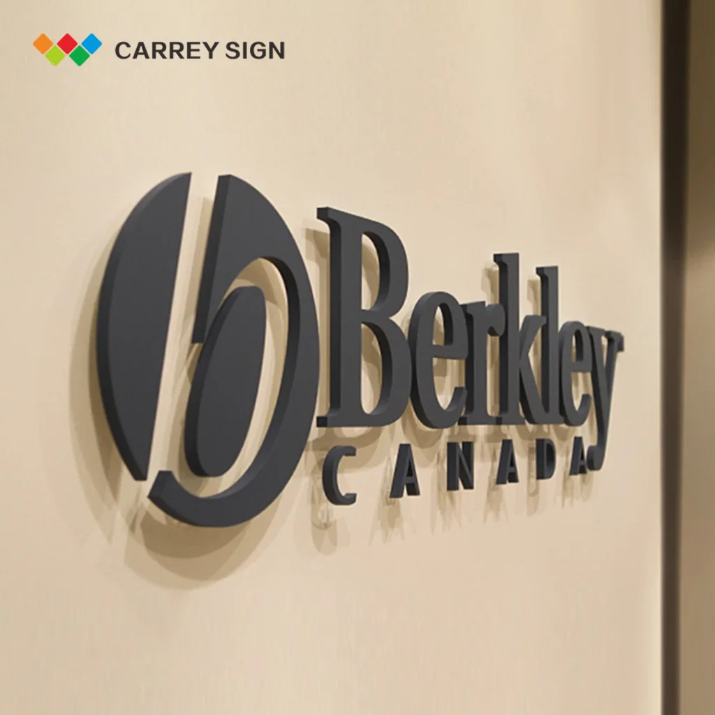 Custom Logo Wall Signs Indoor Business Signs Logo Outdoor for Office Company 3D Metal Letter Sign