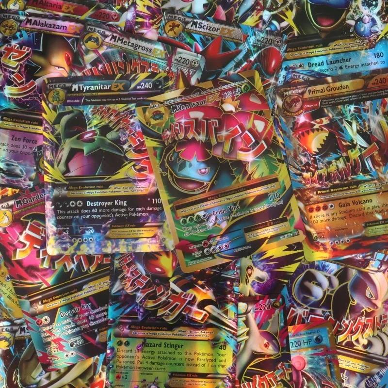 60/100Pcs English Pokemon Cards Shining MEGA GX Vmax TAG EX Vstar V Collection Cards Toys Children Gift - Image 6