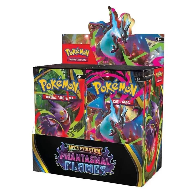 360Pcs/Set Pokemon Card MEGA EVOLUTION PHANTASMAL FLAMES Prismatic Evolutions Black Bolt English Booster Battle Transaction Card - Image 3