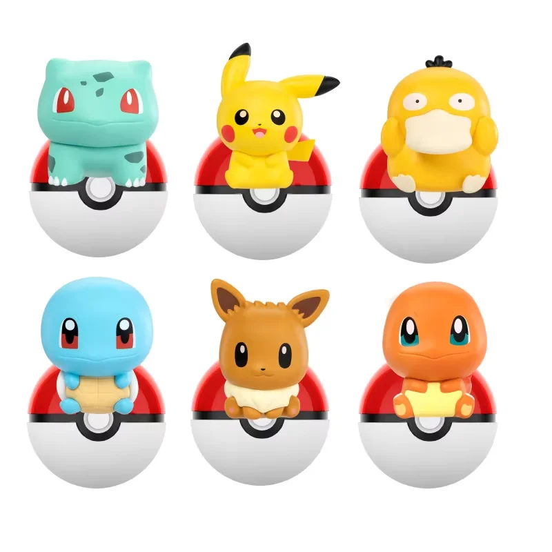 Pokemon Anime Poke Ball Action Figures Sylveston Umbreon Gengar Mini Dolls FUNISM Original Genuine Model Car Ornament Toys Gift - Image 5