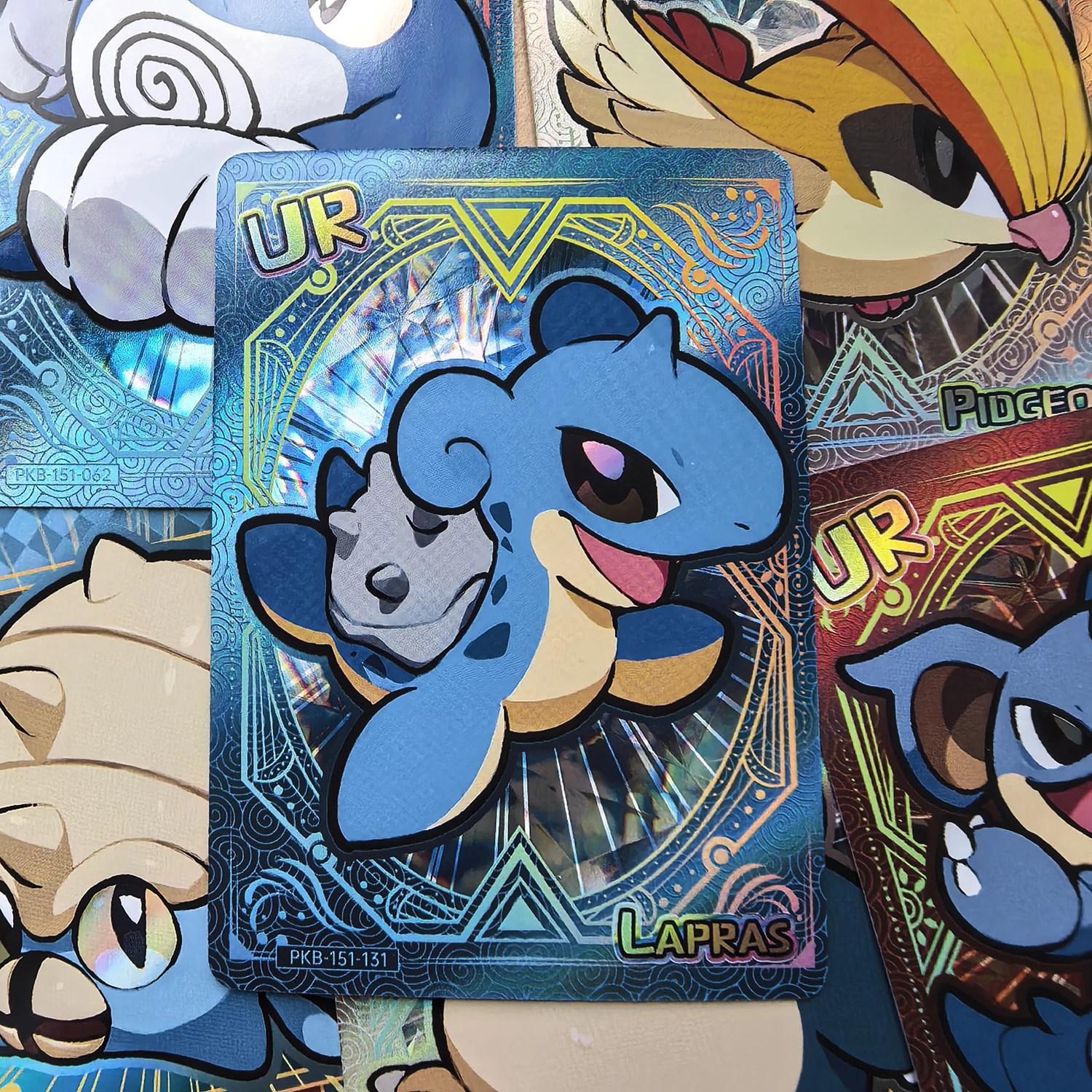 Shiny 59Pcs PokeBaBy Cute DIY Card Pokemon Holographic 1996 Q151 Anime Version Classical Collection Cards Gengar Charizard - Image 3