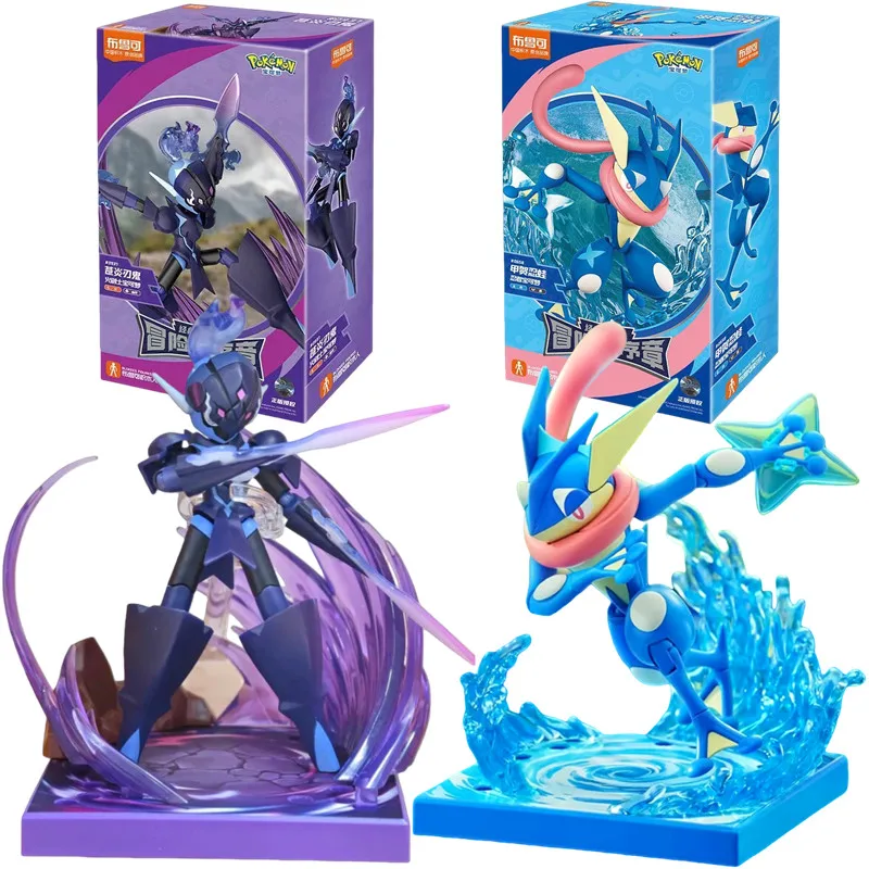 BLOKEES Pokémon Ceruledge Greninja Action Figure Collectible Peripheral Movable Joints Model Assembled Toys Birthday Gifts