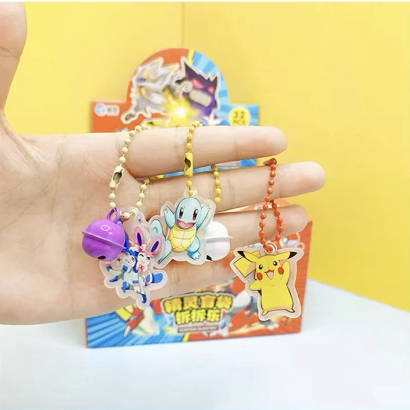 PKM Anime 32pcs Set pokemon Figures Blind Bag Box Acrylic Pendant Keychain Hanging Decoration Children Toy Peripherals Gift - Image 6