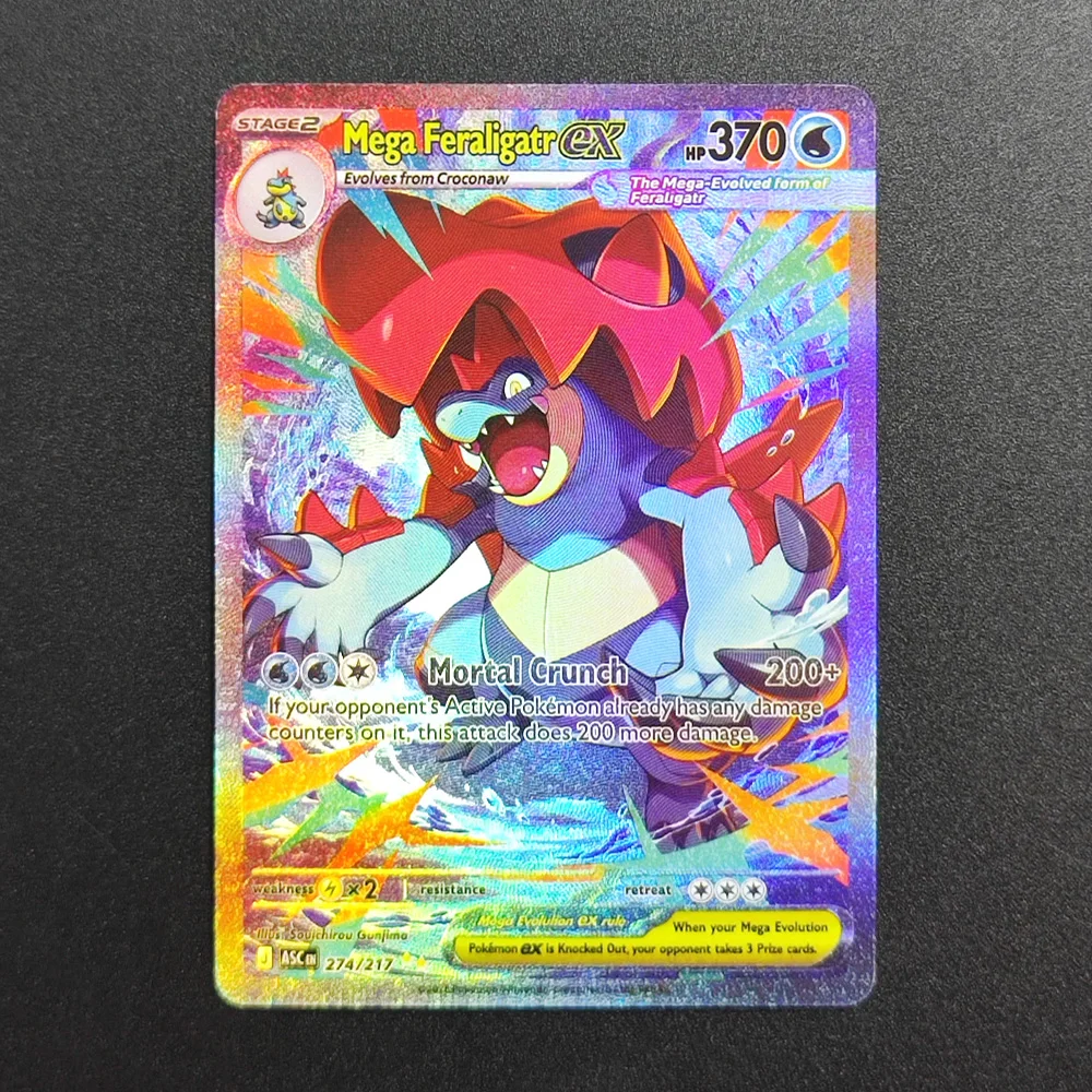 Proxy 2025 Pokemon EN Card MEGA Gengar EX ASC 284-217 SAR Super Rare Collectibles Card Single Classic Anime Cards Toys - Image 6