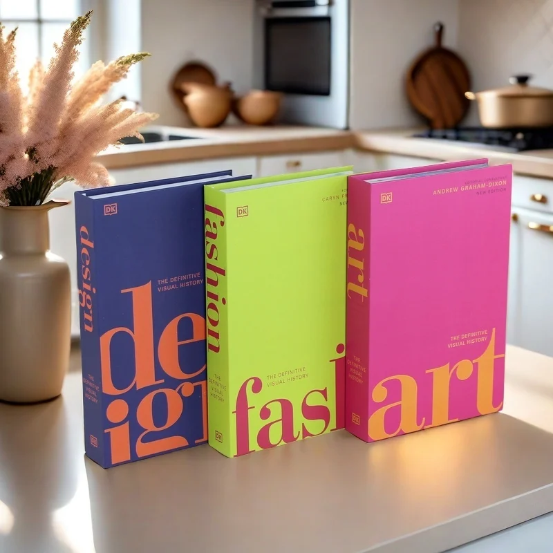 Luxury Fake Books for Decoration Storage Box Fashion Decorative Book Living Room Decoration Simulation Books Ornaments for Home