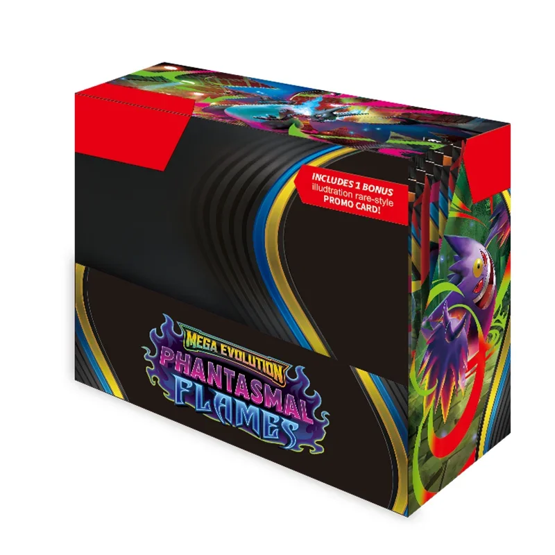 360Pcs/Set Pokemon Card MEGA EVOLUTION PHANTASMAL FLAMES Prismatic Evolutions Black Bolt English Booster Battle Transaction Card